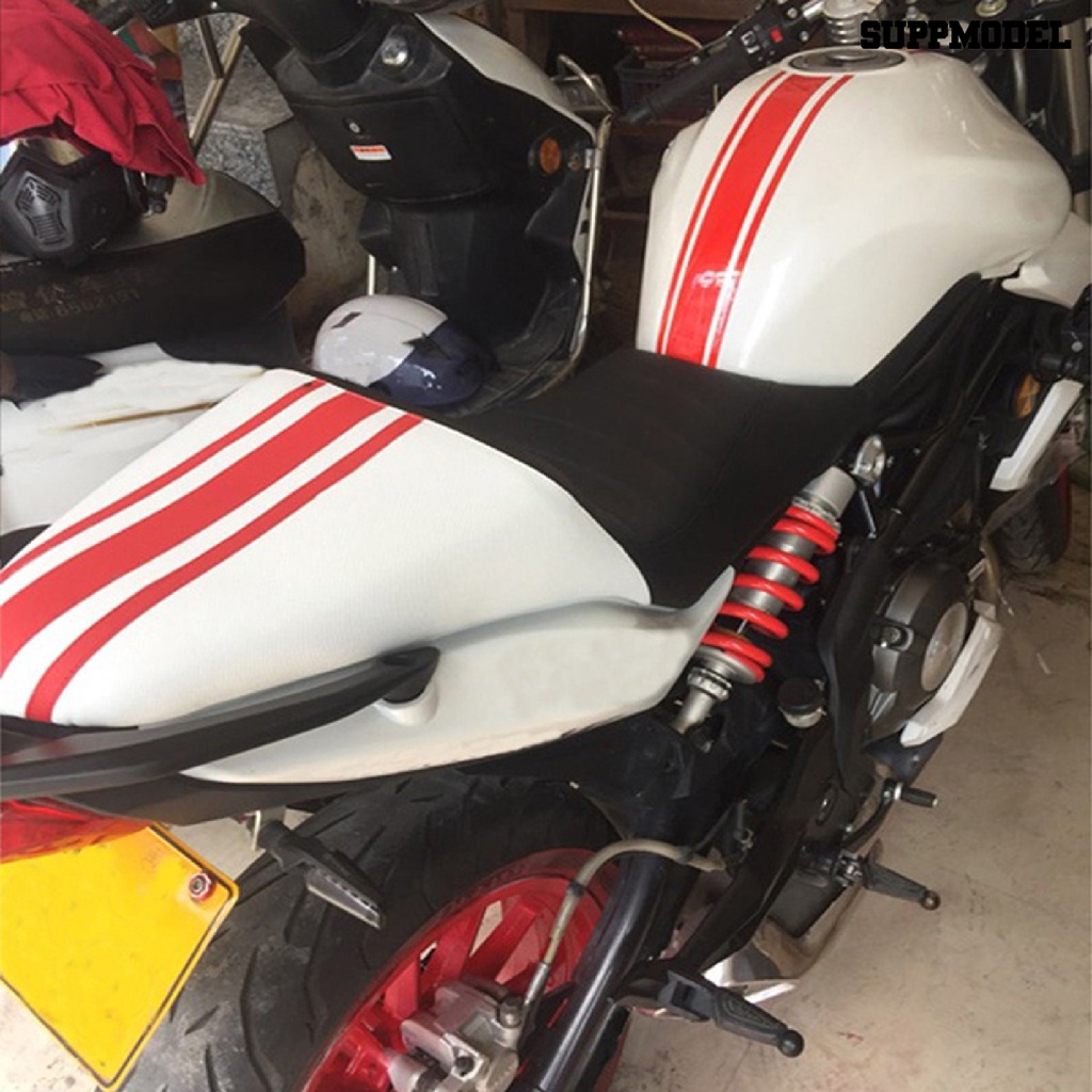 [SM Auto] Stiker Motor Hias Perekat Diri 50cm Stripe Pinstripe Tank Decal Reflektif DIY Dekorasi