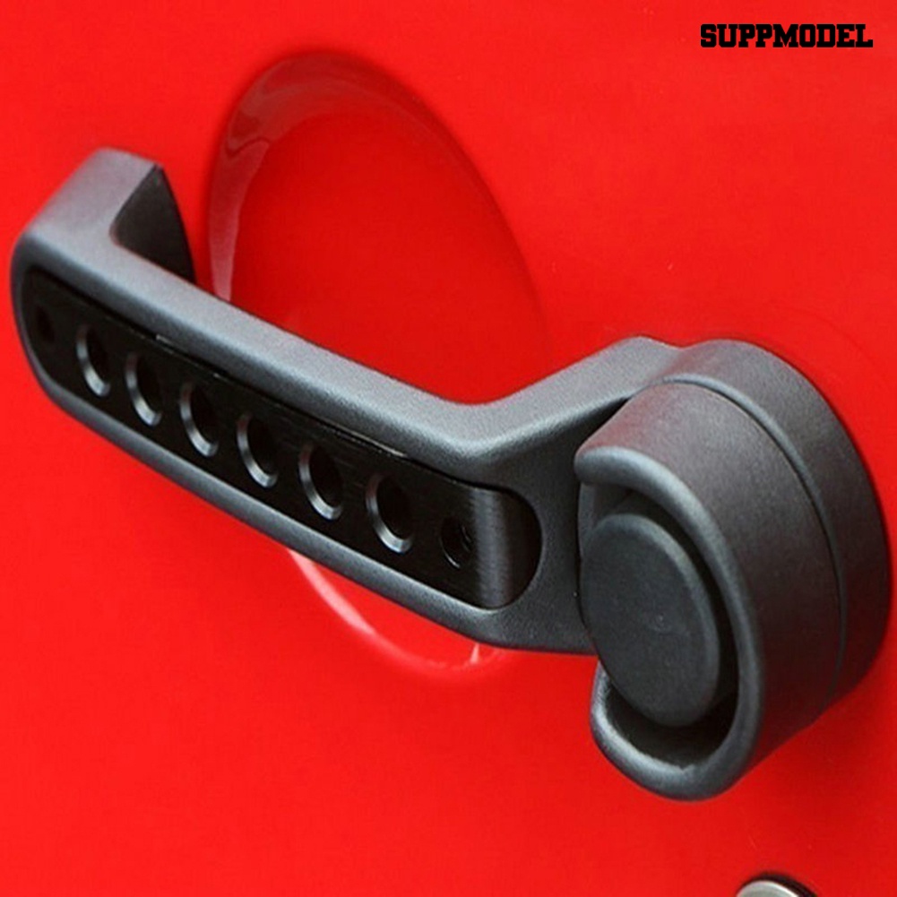 [SM Auto] 3/5Pcs Aluminium Pintu Mobil Grab Handle Trim Strip Cover Bar Untuk Jeep Wrangler