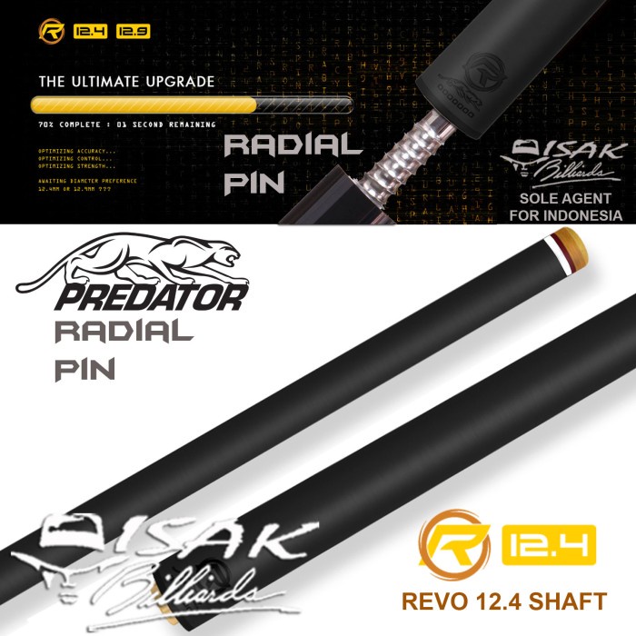 Predator Revo 12.4 mm Radial Shaft - Carbon Billiard Stick Biliar Stik