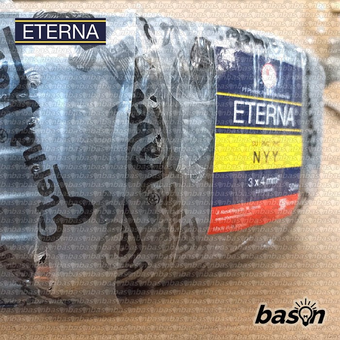 ETERNA NYM / NYY 3x4 mm2 - Kabel Listrik Kawat 1 roll = 50 meter