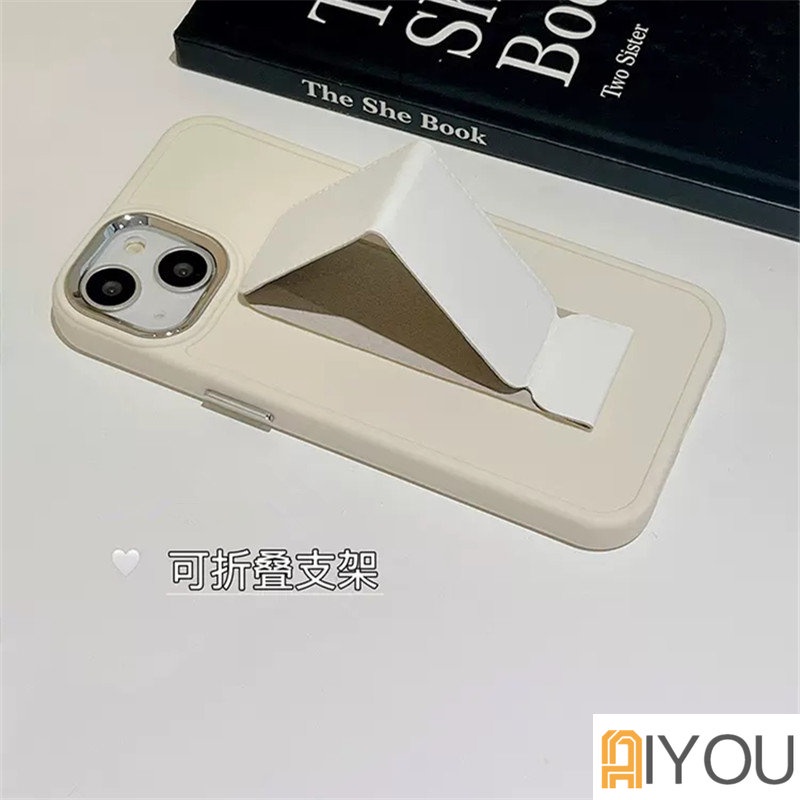 Bracket Magnetik Tali Pergelangan Tangan Cairan Case Untuk iPhone 14 Pro Max Plus 13 12 11 Pro Max Warna Permen Lembut Silicone Cover Bumper Phone Case