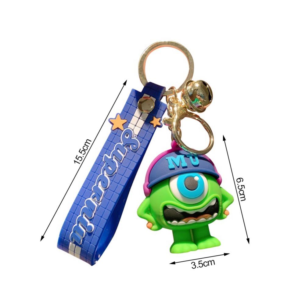 Timekey Gantungan Kunci Patung Anime Kartun Keren Wanita Pria Anime Keyrings Untuk Pesta Ulang Tahun Anak Perempuan H5M2