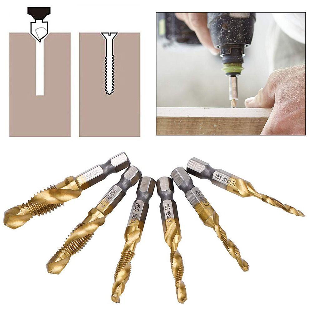 Mata Bor Tap Nanas Hand Tools Sekrup|Mata Bor Tap Mata Ulir Sekrup Shank Tap Drill Bits