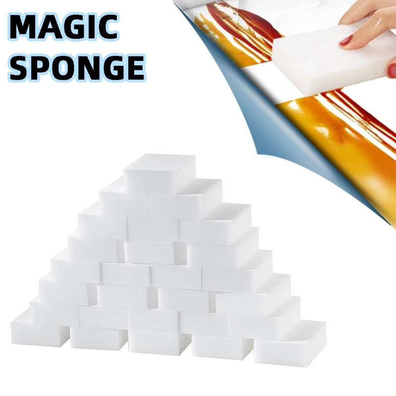 Magic Sponge Eraser/Spons Melamin Putih/Spons Pembersih Nano Dapur Kantor Kamar Mandi