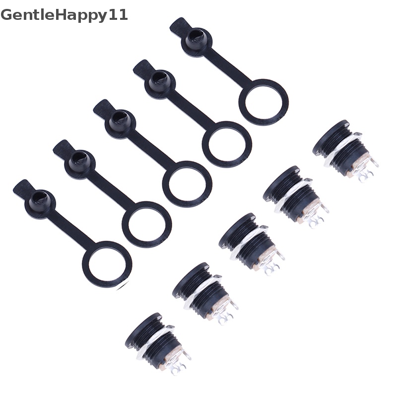 Gentlehappy Waterproof 5.5 x2.1mm/5.5 * 2.5mm DC socket power jack plug female mount Konektor id