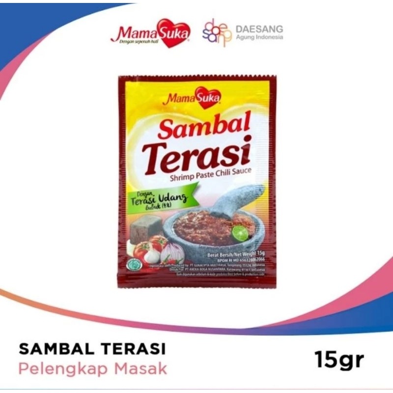 

Sambal Terasi mamasuka 15gr
