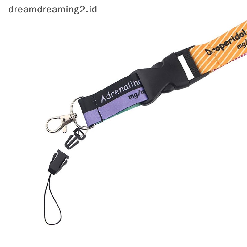 (drea) Seri ICU Gantungan Kunci Lanyard Hadiah Untuk Teman Dokter USB Badge Holder//