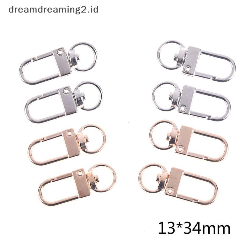 (drea) 10pcs Kait Lobster Clasp 13 * 34mm Untuk Rantai Kalung &amp; Gelang Membuat Perhiasan DIY//