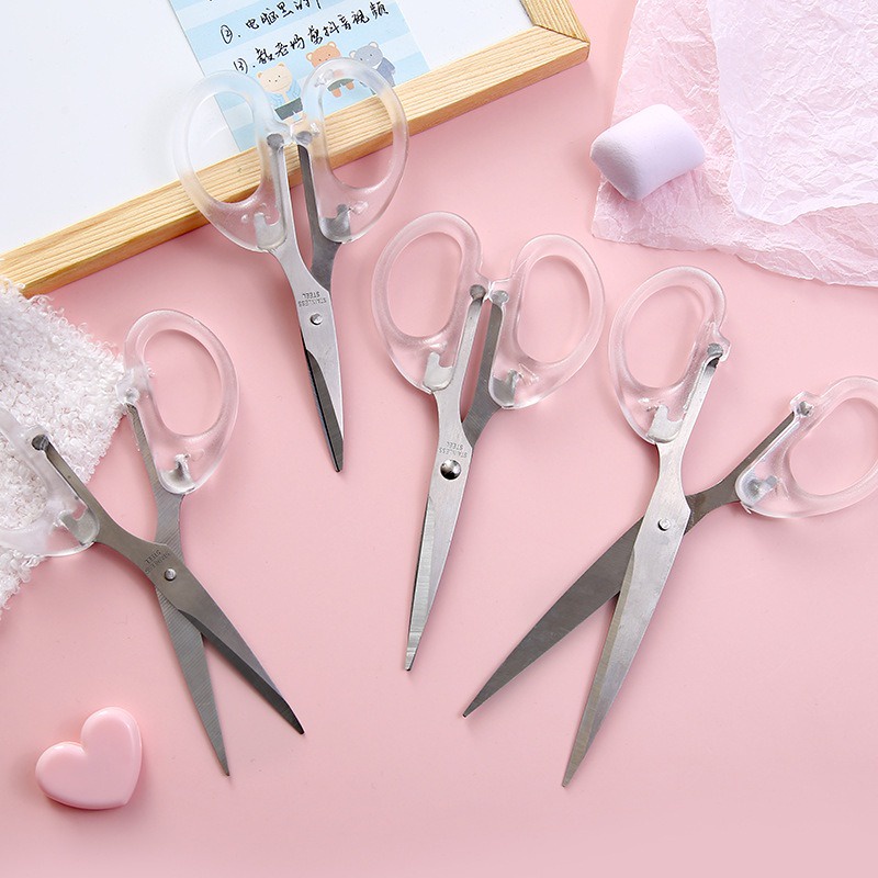 

Gunting Estetik Transparan / Aesthetic Scissors Transparent for Bujo Journaling Scrapbook DIY 2