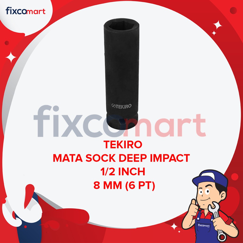 Tekiro Mata Sock Deep Impact 1/2 Inch 16 Mm 6Pt