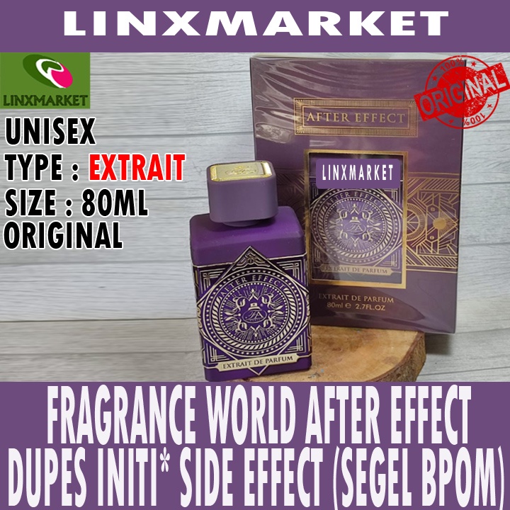 FRAGRANCE WORLD AFTER EFFECT EXTRAIT UNISEX 80ML DUPES INI SIDE EFFECT