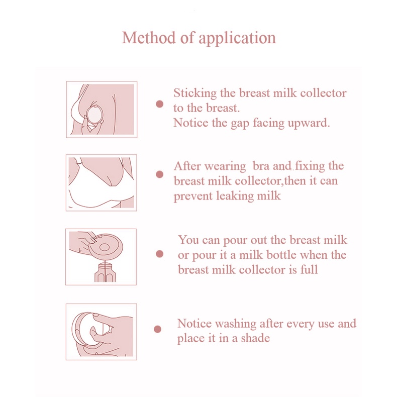 Breast Milk Collector Shell BPA Free Silicone Manual Breast pump Baby BreastMilk Container