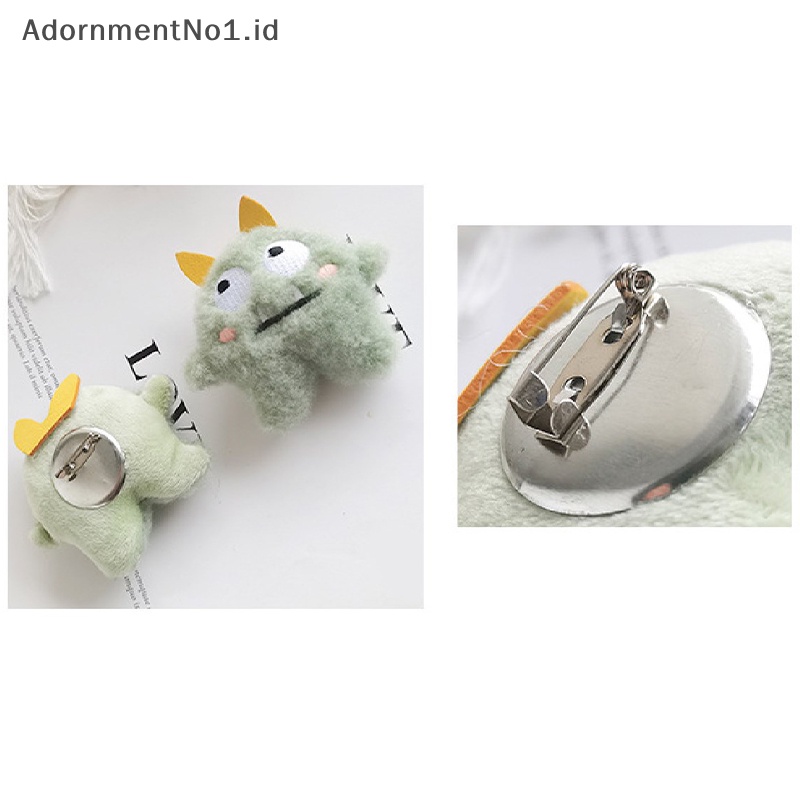 [AdornmentNo1] 2pcs Bros Mewah Gadis Tas Lucu Liontin Monster Kecil Kartun Boneka Ornamen [ID]