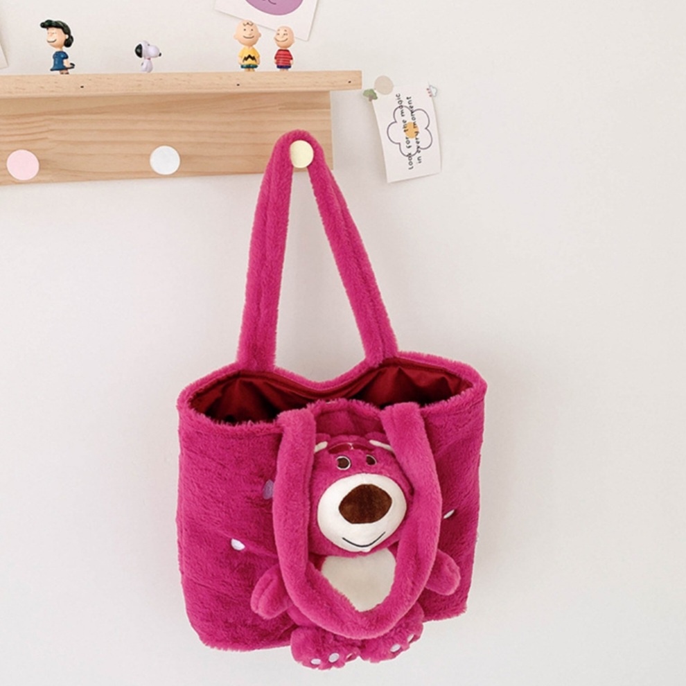 cod☜☞ready Tas Bahu Tas Tote Shoulder Bag Fashion Motif Kartun Karakter Hewan Warna Fanta Beruang Anak &amp; Dewasa lagilaku