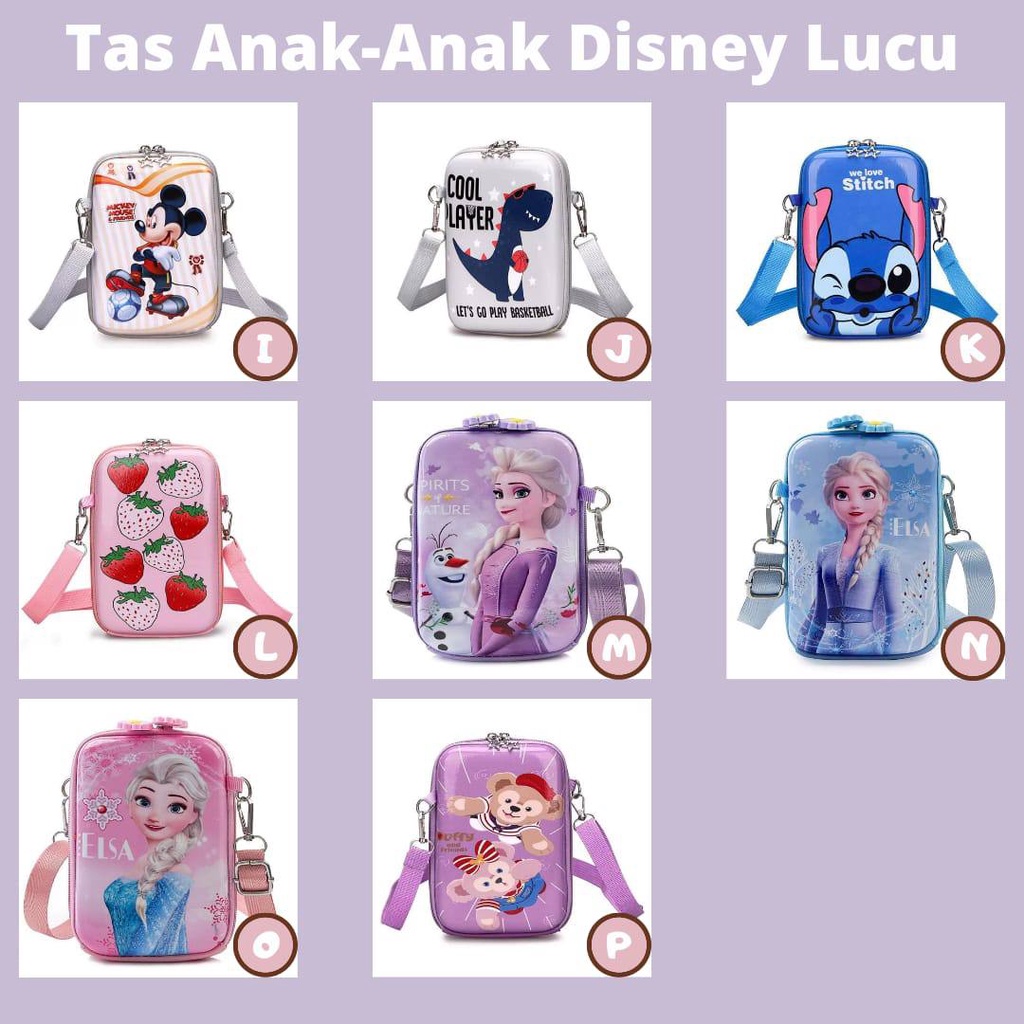 Tas Anak Anak Disney Kecil Lucu