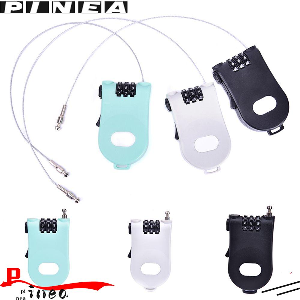 Kunci Kabel Koper Mini Nanas Peralatan Sepeda Cable Lock Kawat Baja Kombinasi Kunci Sepeda