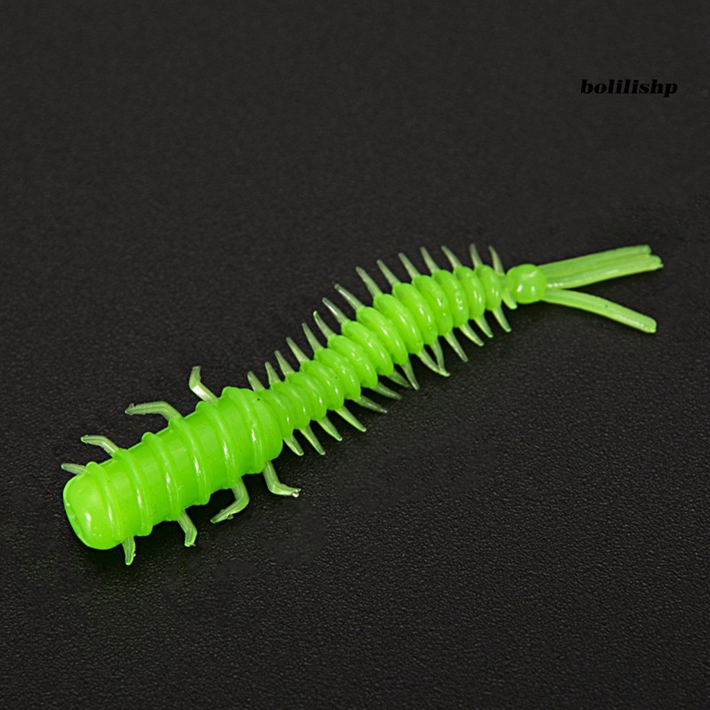 Bo-20pcs Slug Umpan Desain Simulasi Rinci Kompak Pengerjaan Teliti Realistis Angling PVC Mini Sekrup Lure Umpan Untuk Semua Tubuh Air