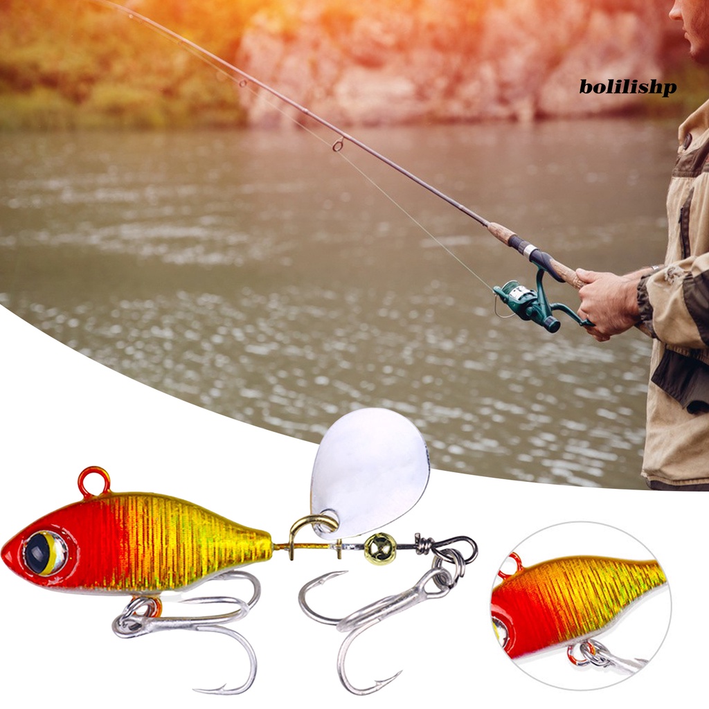 Bo-5.8cm/14g Umpan Pancing Tenggelam Tajam Kait Payet Warna Cerah 3D Mata Angling Bentuk Hidup Menarik Perhatian Umpan Ikan Alat Pancing