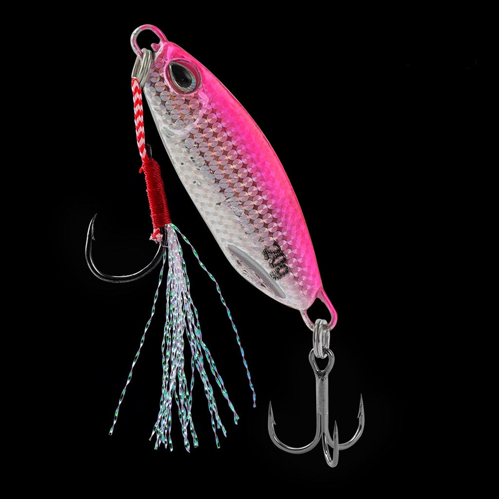 Bo-20g/15g/10g Pemikat Pancing Treble Hook Desain Tampilan Realistis Vibrant Warna Wastafel Perlahan Halus Kuat Menembus Compact Air Tawar Air Asin Bionic Fishing Bait Lure