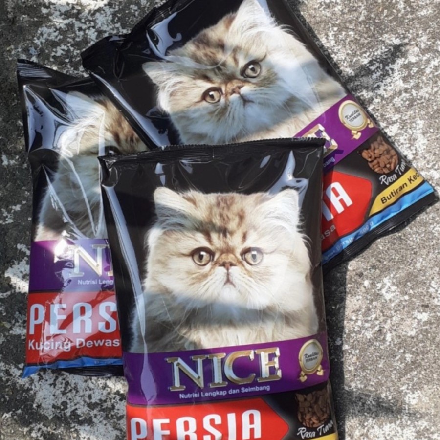 NICE PERSIA PERSIAN ADULT DEWASA FRESHPACK 500G PAKAN KUCING CAT FOOD BUTIRAN KECIL BISAUNTUK KITTEN