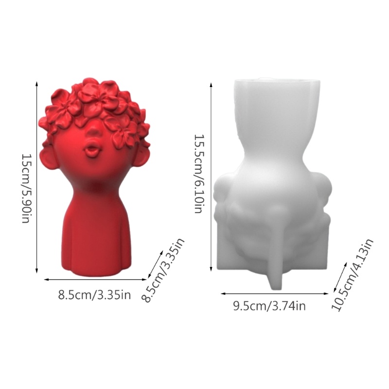Siy Cetakan Silikon Figure Lucu Pout Boneka Cetakan Reusable Resin Mold DIY Scented Molds Decoration