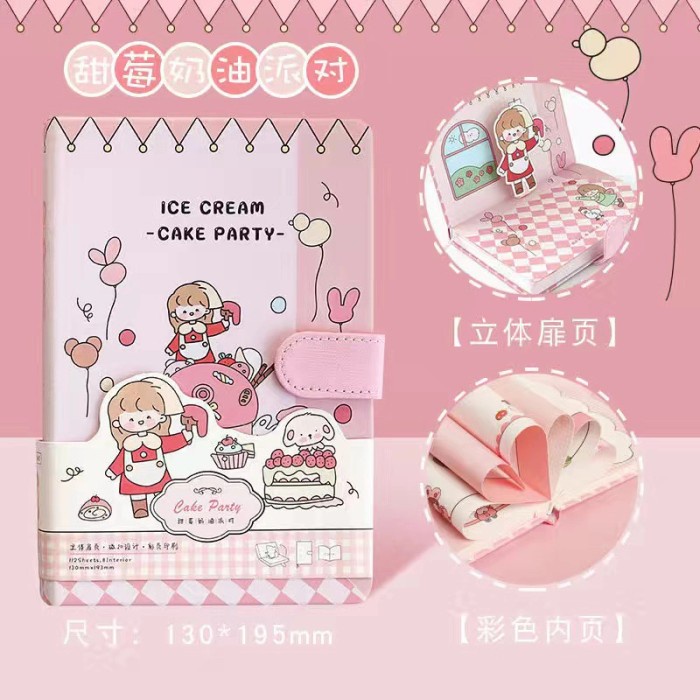 

Eternal Summer Journal / Agenda impor / Notebook lucu/diary lucu /Buku - Pink
