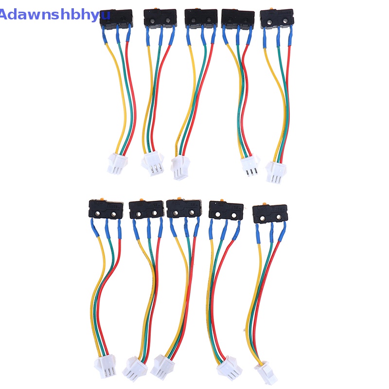 Adhyu 10pcs Gas Water Heater Micro Switch Tiga Kabel Kontrol On-off Kecil ID