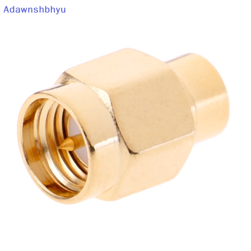 Adhyu 2pcs 2W 6GHz 50ohm SMA Male RF Terminasi Coaxial Dummy Load Lapis Emas Cap ID