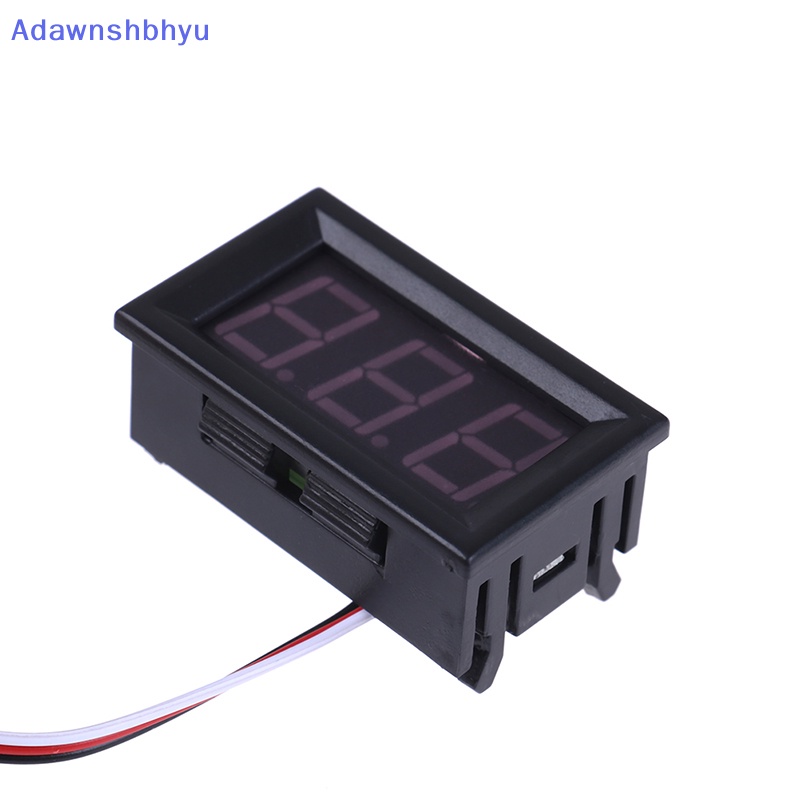 Adhyu DC 0-30V 3kabel LED digital display panel volt meter Tegangan voltmeter Mobil motor ID