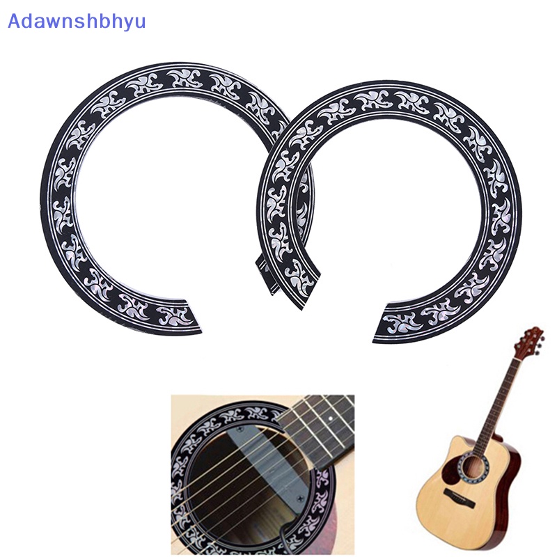 Adhyu 104mm 94mm Inci Ukuran Hard PVC Lingkaran Gitar Lubang Suara Roset Inlay ID