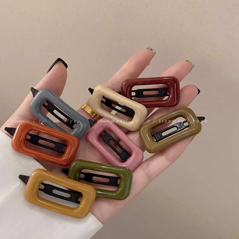 1pcs Ins Morandi Klip Warna Jepit Rambut Hair Clip Hiasan Kepala Aksesori Rambut Untuk Gadis Indah