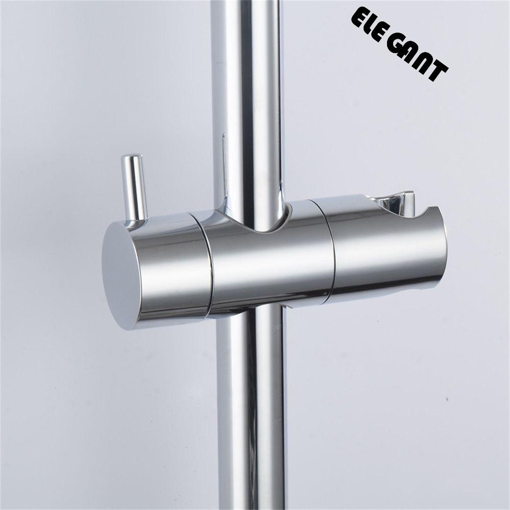 [Elegan] Shower Head Holder 1Pcs Kualitas Tinggi Universal Kamar Mandi Adjustable Riser Rel Praktis Slider Holder