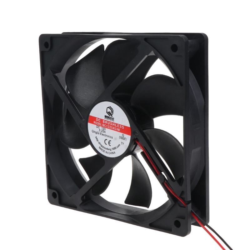 Cre 12025 Cooling Fan 12V PC Komputer Part Brushless Cooling Fan Radiator Pendingin 120x120x25mm Kipas Angin Tenang Aksesori 12 cm