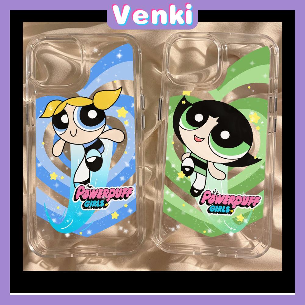 VENKI - For iPhone 11 iPhone Case Clear Big Hole Space Case TPU Soft Case Shockproof Protection Camera Cute Little Girl Compatible with iPhone 14 13 Pro max 12 Pro Max 11 xr xs max