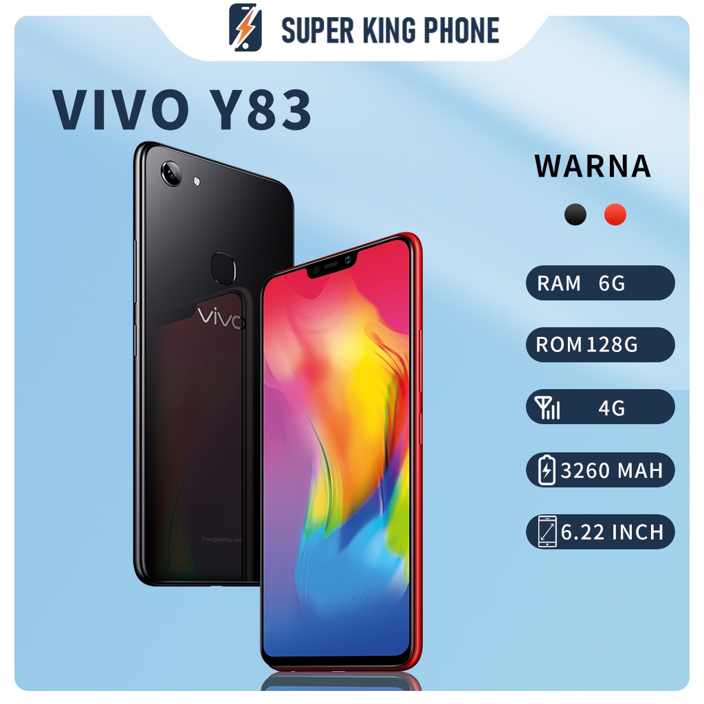 Hp VIVO Y83 6/128 6.22inch Garansi Toko 1 Tahun Murah