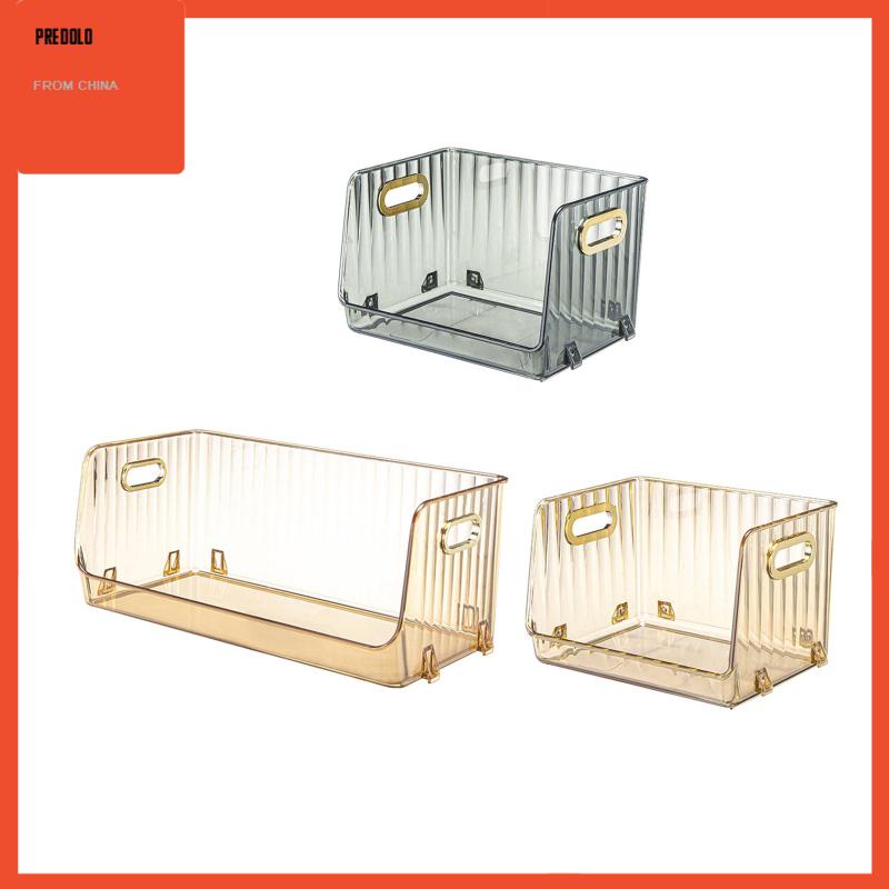 [Predolo] Wadah Penyimpanan Bening Kotak Penyimpanan Transparan Untuk Pintu Masuk Kamar Tidur Dapur