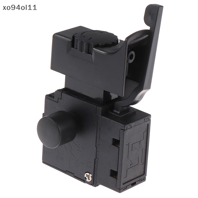Xo FA2-6/1BEK Hitam 6a 250v Bor Listrik Pengatur Kecepatan trigger button switch OL