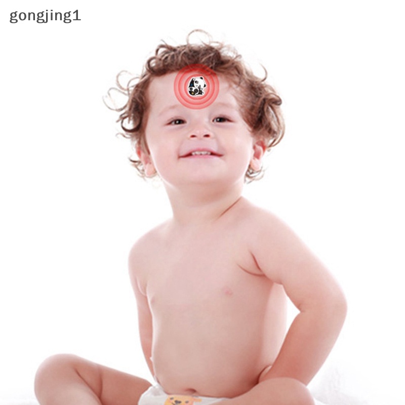 Ggg 3PCS/Pack FDA Kartun Termometer Suhu Stiker Termometer Dahi Bayi ID
