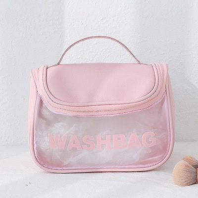 Tas Kosmetik Transparant WASHBAG Pouch Travel Make Up Bag Organizer Toiletry Waterproof TK002