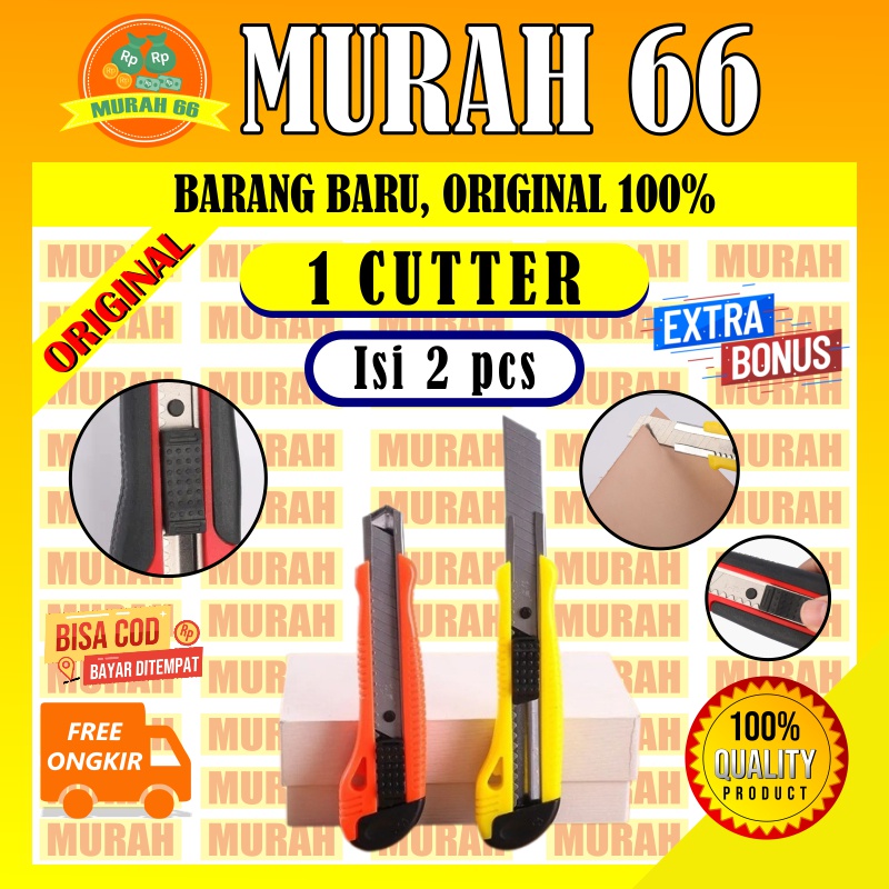 

CUTTER ISI 2 PCS PISAU ALAT PEMOTONG