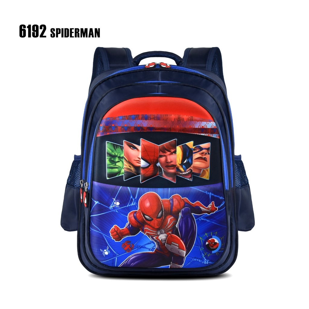 (RF) Tas Ransel Sekolah Cartoon 6192-16 Inch Tas Anak-Anak SD Laki-Laki Dan Perempuan Tas Punggung Cartoon