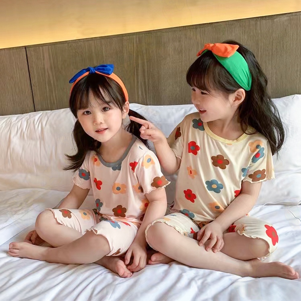 Ivorybaby Set piyama anak perempuan Baju tidur piyama anak karakter