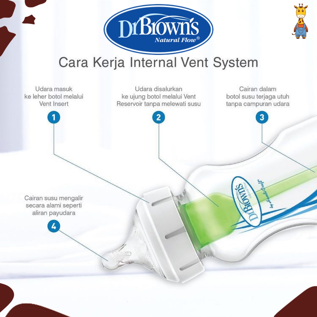 Dr.Brown's 9 oz/270 ml PP Wide Neck Options+ Transition Bottle w/ Sippy Spout, 1-Pack / Botol susu