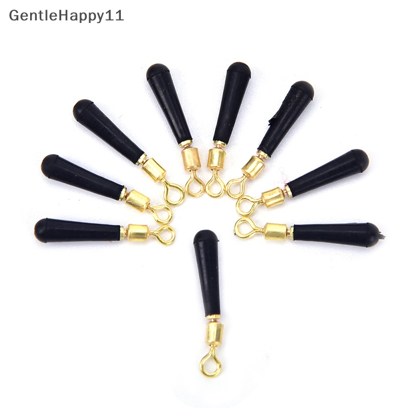 Gentlehappy 10pcs Kepala Tembaga Alat Pancing Rotasi Drift Memancing Mengapung Bobber Seat Rest id