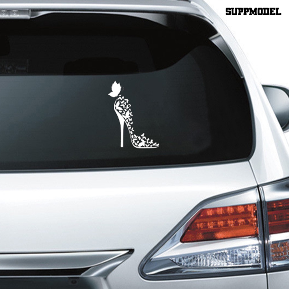 [SM Auto] Reflektif Mobil Kendaraan Jendela Samping Pintu Kupu-Kupu Hak Tinggi Dekorasi Stiker Decal