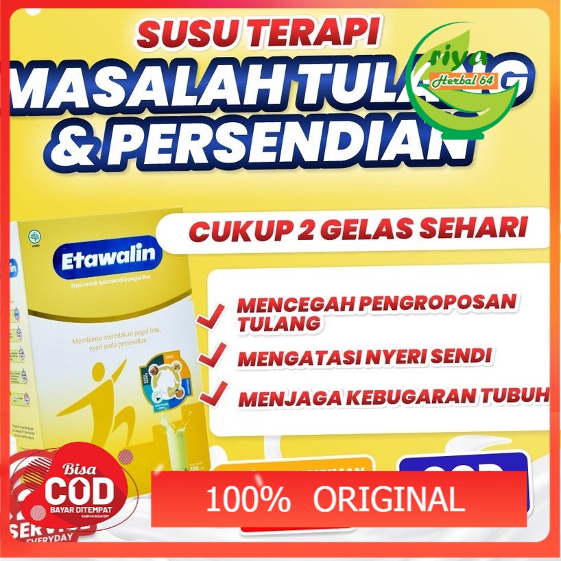 

[ Bisa COD ] ETAWALIN ETAWAKU - Susu Kambing Etawa Tingkatkan Kepadatan & Kesehatan Tulang Sendi Susu Anti Asam Urat Rematik Reumatik Nyeri Sendi ( bebas alergi dan rendah gula )