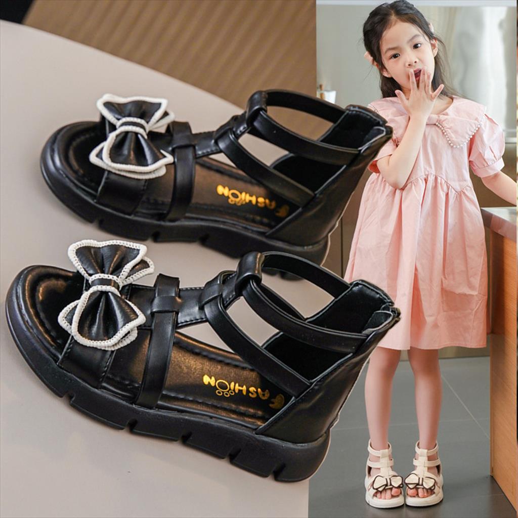 Juragan Junior [COD] Sandal BEBERI  Anak Perempuan Import Size 27-37 Usia 2-10 Tahun