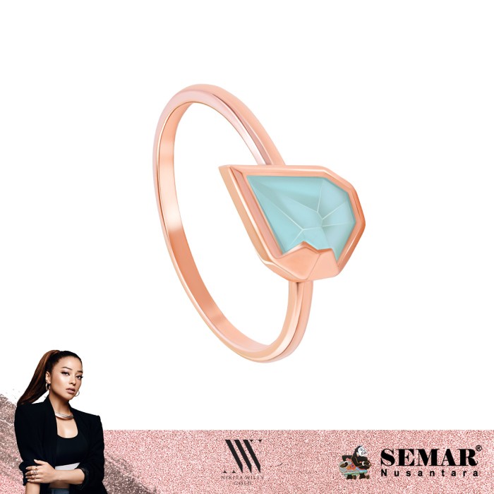 Nikita Willy Gold Cincin Emas Waterscape Khroma 17K Semar Nusantara