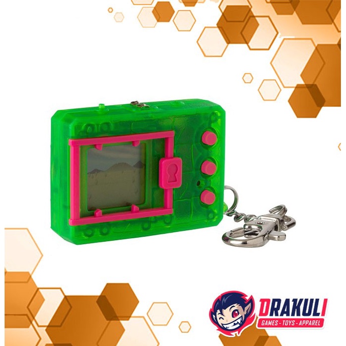 BANDAI Toy Digimon Digivice Virtual Pet Monster Translucent Neon Green.