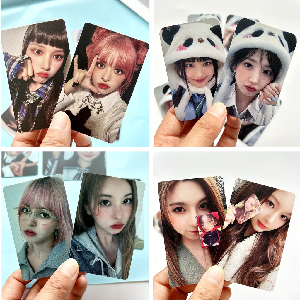 6pcs/set NMIXX 1st Mini Album EXPERGO Photocards Kartu Lomo Kpop Postcards Collection